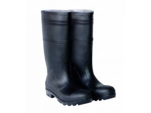 CLC Rain Wear R23009 Over The Sock Black PVC Men’s Rain Boot, Size 9