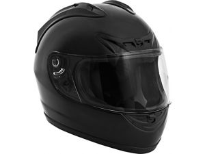 Fuel Helmets SH-FF0016 Full Face Helmet, Gloss Black, Large