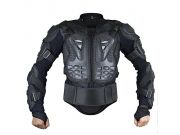 Webetop Mens Mesh Motorcycle Protective Jacket With Armor Full Body Spine Chest Shoulder Arm Protector Gear for Motorbike Motorcross Racing MTB Black M
