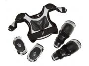 Fox Titan Youth Combo Pack with Roost Protector, Knee, Elbow Guards for Moto, BMX, MTB