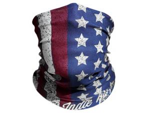 Red White & Blue “Old Glory” American Flag Outdoor Face Mask By IndieRidge – Microfiber Polyester Multifunctional Seamless Headwear