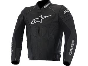 Alpinestars GP Plus R Perforated Leather Men’s Riding Jacket (Black/White, Size 52)